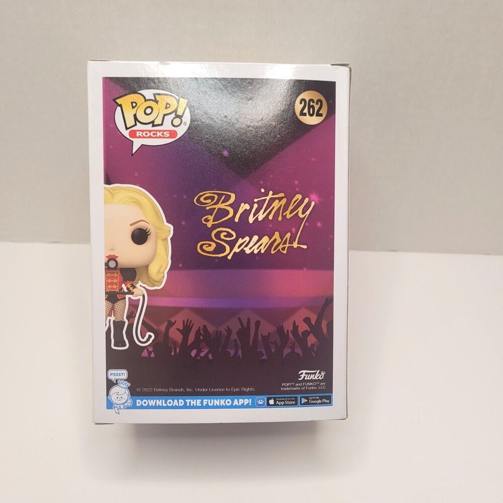 Funko Pop! Rocks Britney Spears Circus #262 New - Picture 5 of 8